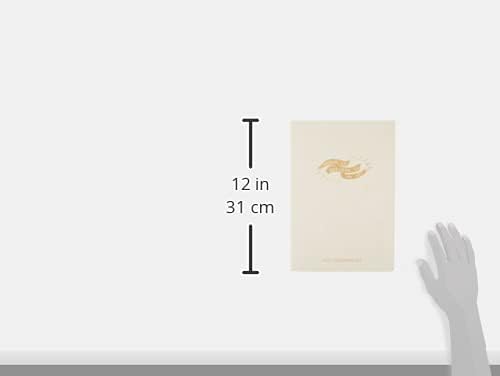 DesignWorks Ink Soft Cover Vegan Leather 17-Month Large Agenda Book, Ivory- Dream It. Believe It. Do It.