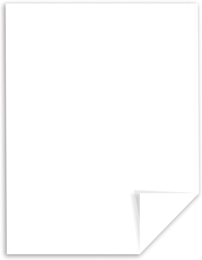 Neenah Exact Vellum Bristol Cardstock, 8.5" x 11", 67 lb/147 GSM, Blue, 250 Sheets (Pack of 1) (81328)