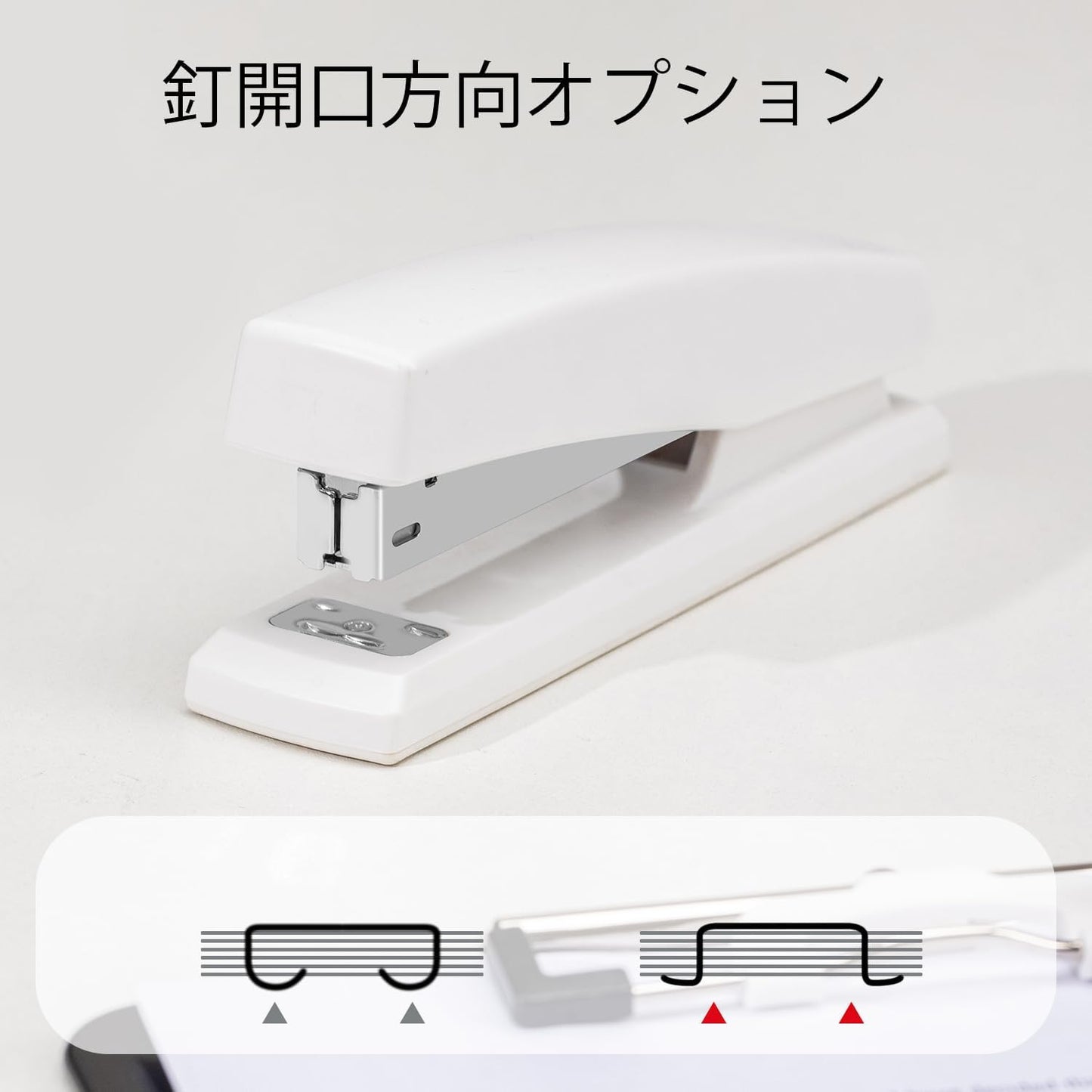 Deli Stapler, Desktop Stapler, Office Stapler, 25 Sheet Capacity, Includes 1000 Staples and Staple Remover, White