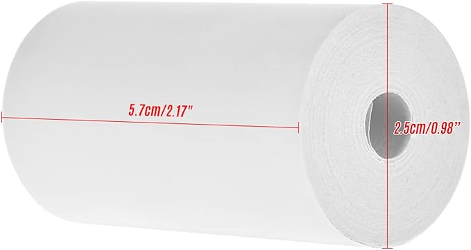 Mini Printer Paper, HD Picture Sticker Paper Thermal Paper with Clear and Convenient Printing Design for Small Ticket Machine Peripage Poooli Paperang etc (4)