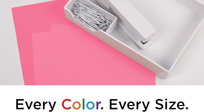 JAM PAPER Colored 24lb Paper - 90 gsm - 8.5 x 11 - Ultra Pink - 50 Sheets/Pack