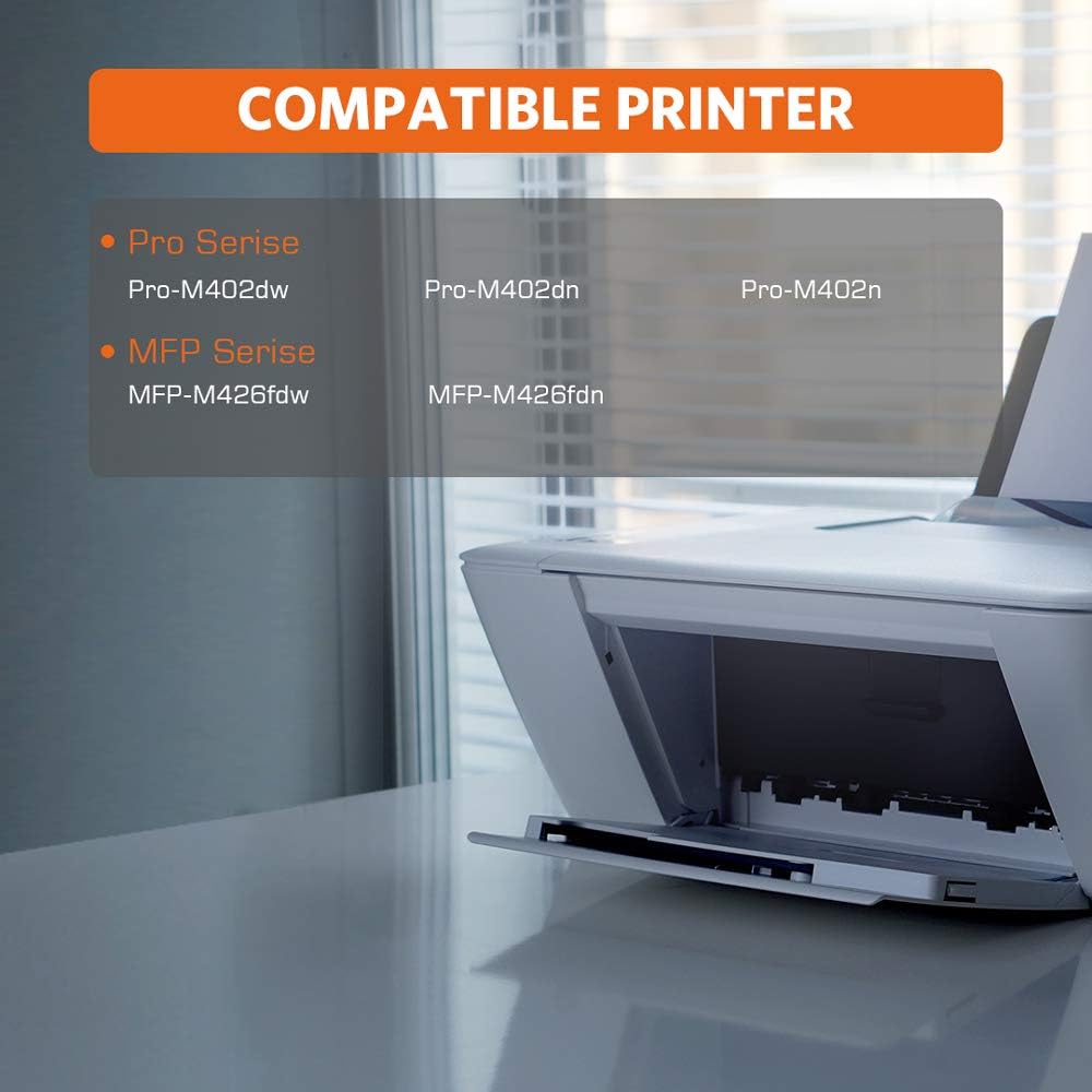 Compatible Toner Cartridge Replacement for HP CF226X 26X (1-Pack High Yield), Compatible use with HP Laserjet Pro M402dn M402n M402dw M402dne, MFP M426fdw M426fdn Printer