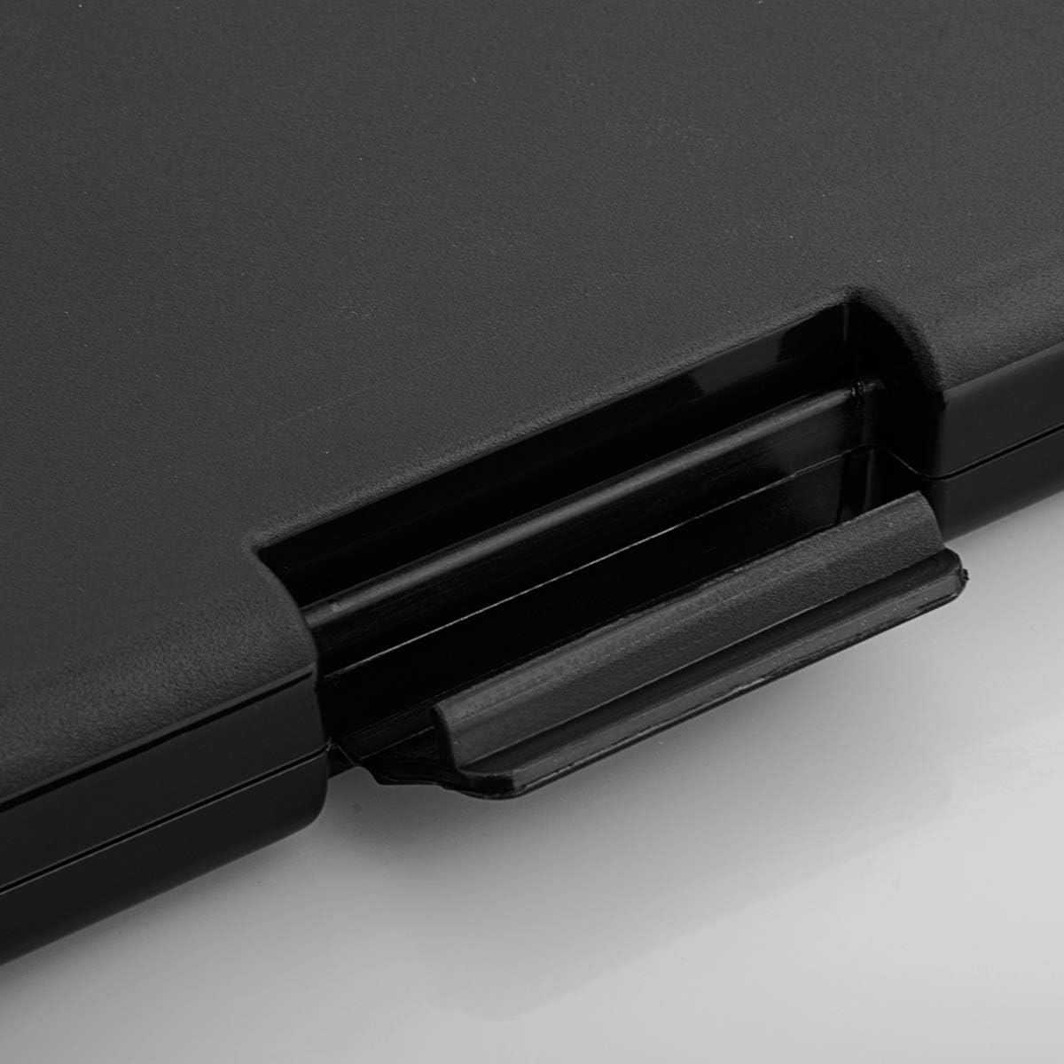 ZCZN Plastic A4 Form Storage Box Case, Clipboard Case, Suitable for School,Utility,Industrial Office, Medical Personnel,Black