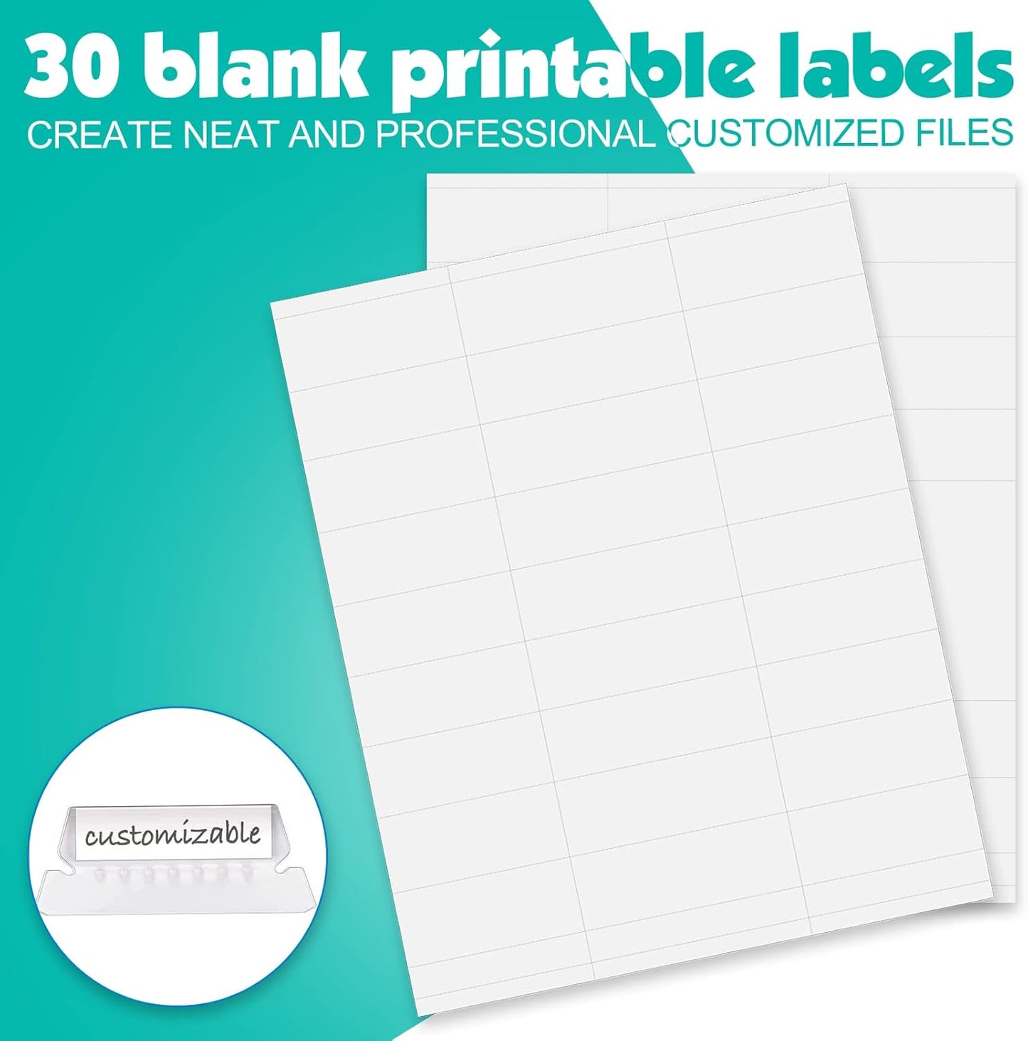 HERKKA Extra Capacity Legal Size Hanging File Folders, 30 Pack Reinforced Legal Size Hanging Folders with Heavy Duty 2 Inch Expansion, Designed for Bulky Files, Medical Charts, Assorted Colors