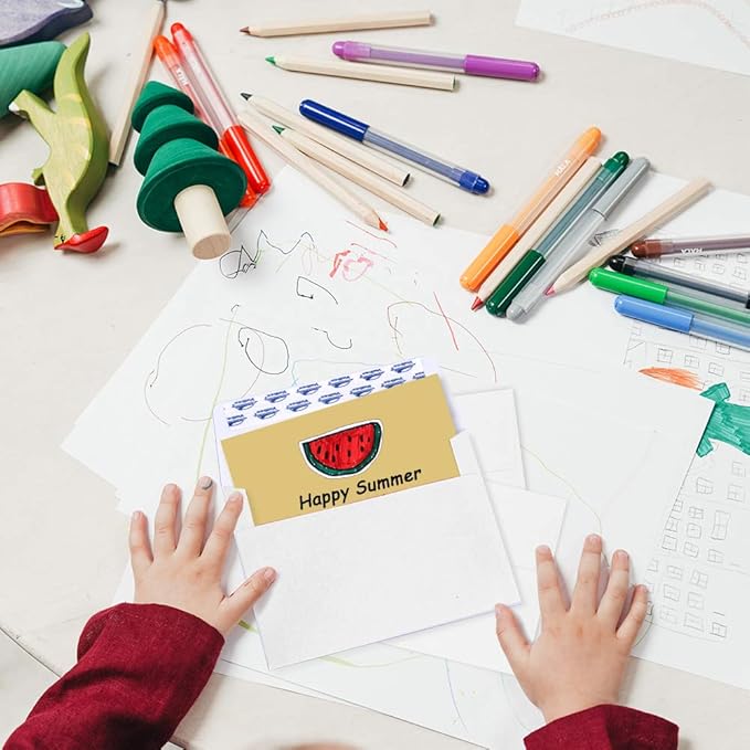 ValBox A9 Invitation Envelopes 250 Qty 5-3/4 x 8-3/4" White Envelopes Self Seal for Invitations, Photos, Wedding, Baby Shower Greeting Cards, Announcements - 5.75 x 8.75 Inches