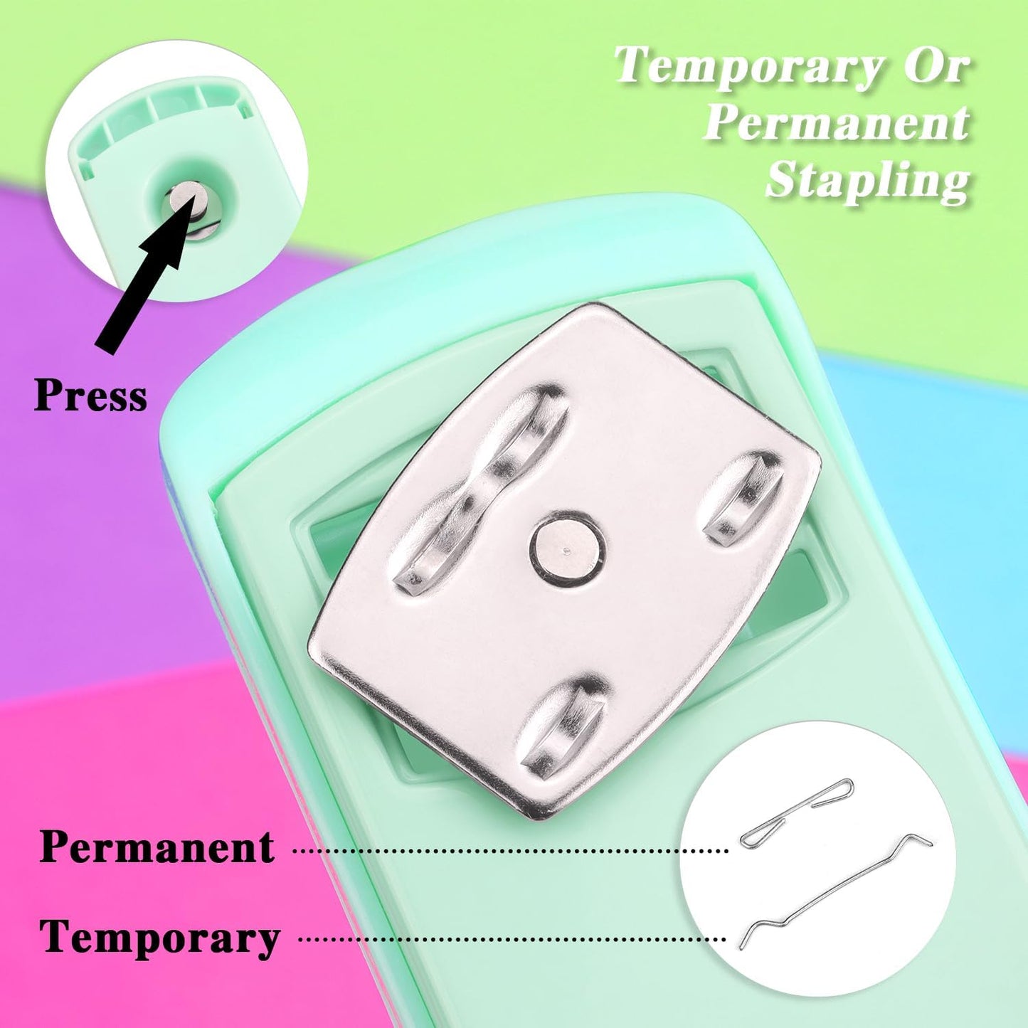 Tamaki Stapler, Office Stapler, Staplers for Desk(Green)
