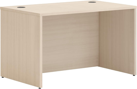 HON MOD Executive Desk 48-Inch Large Computer Desk Shell, Thick Wooden Laminate, Modern Table with Cord Management, 48'W x 30'D x 29'H, Desert Oak