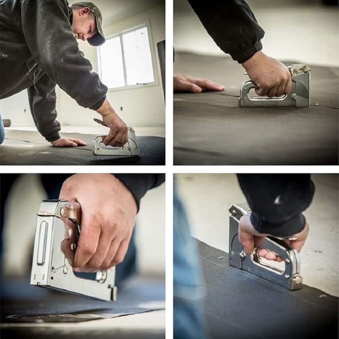 Arrow T50 Heavy Duty Staple Gun for Upholstery, Wood, Crafts, DIY and Professional Uses, Manual Stapler Uses 1/4”, 5/16”, 3/8", 1/2", or 9/16” Staples