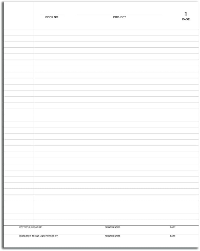 BookFactory Lab Notebook Laboratory Notebook - Professional Grade - 168 Pages, 8" x 10" (Ruled Format) Cover is Black and Burgundy Imitation Leather, Section Sewn Hardbound (LRU-168-SRS-A-LKMST1)