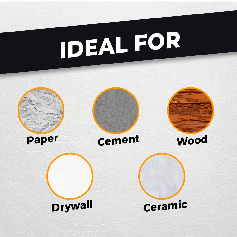 WOD MT5 Utility Grade Masking Tape, 1/2 inch x 60 yds. (Pack of 72) for Home or Office air-Dry Painting, Labeling, & Packing. Leaves no Residue