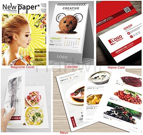 Uinkit 200 Sheets Double Sided Photo Paper Glossy 8.5x11 54lbs Inkjet for Dye Ink 200Gsm Value Bulk Pack Picture 8.5 x 11 9.5Mil for Inkjet Printing Printer (200sheets, 8.5x11)