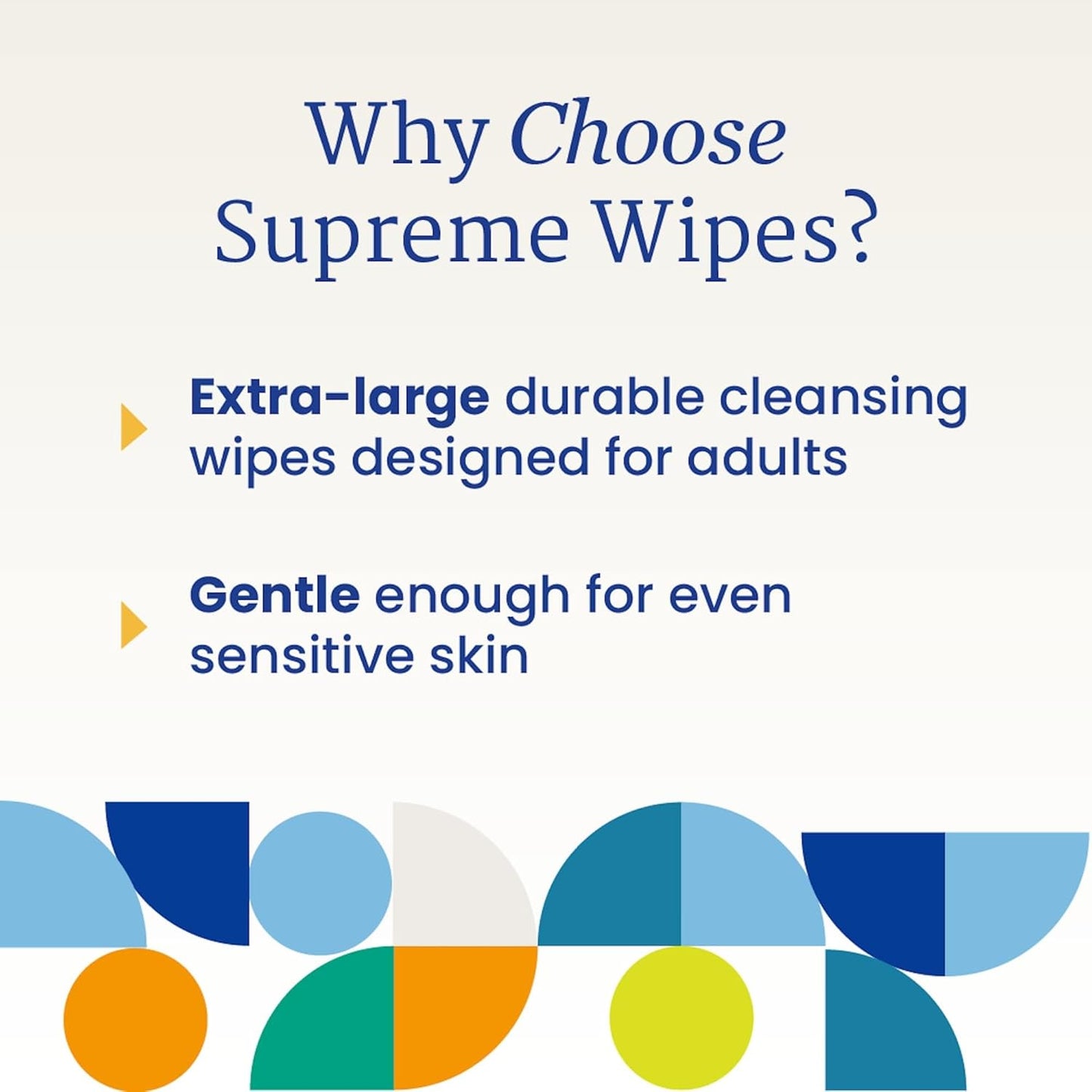 NorthShore Supreme Heavy-Duty Quilted Wipes, X-Large, Case/300 (6/50s)