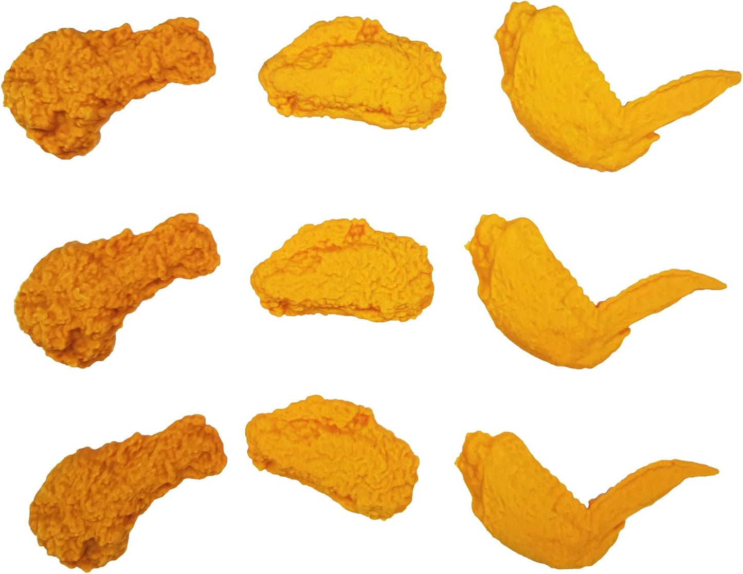 Food Erasers 27 Pack Fried Chicken Desk Pet Erasers for Kids Cute Fun School Supplies Prize Gifts Party Favors