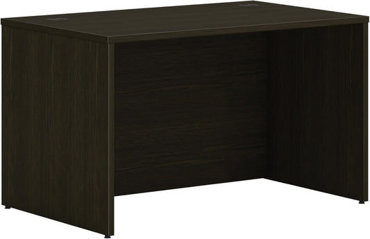 HON MOD Executive Desk 48-Inch Large Computer Desk Shell, Thick Wooden Laminate, Modern Table with Cord Management, 48'W x 30'D x 29'H, Java Oak