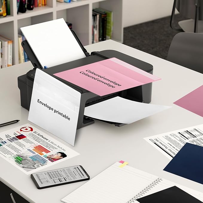 100 Pack White A7 & 5x7 Envelopes - Self-Sealing, Perfect for Invitations, Photos, Cards & Mailings - Wedding Ready