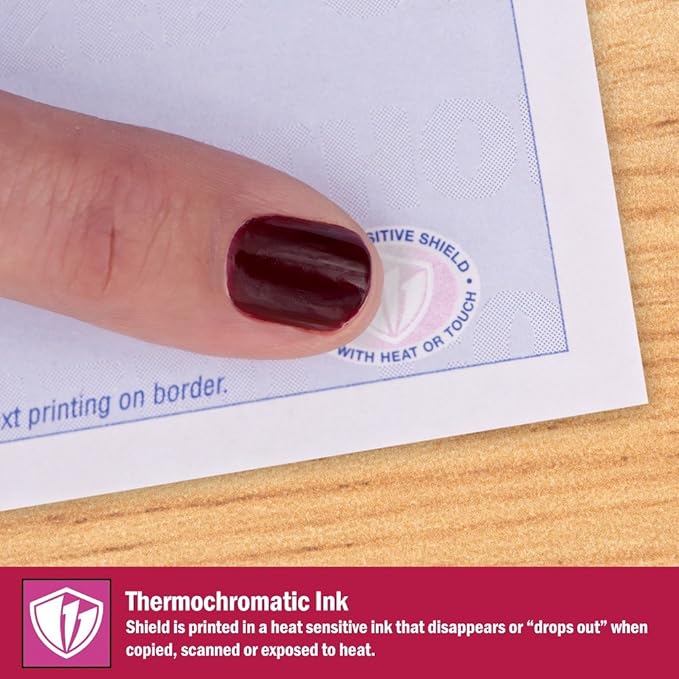 DocuGard Advanced Blue Multi-Purpose Security Paper, 7 Features, 8.5 x 11 Inches, 24 lb, 2500 Sheets (04546C)