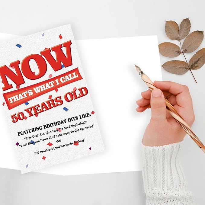 Funny 50th Birthday Card for Women Men, Birthday Gift for Men,50th Birthday Gifts for Him Her,Happy 50th Birthday Card for Men,50 Year Old Gifts,50th Birthday Gift Ideas