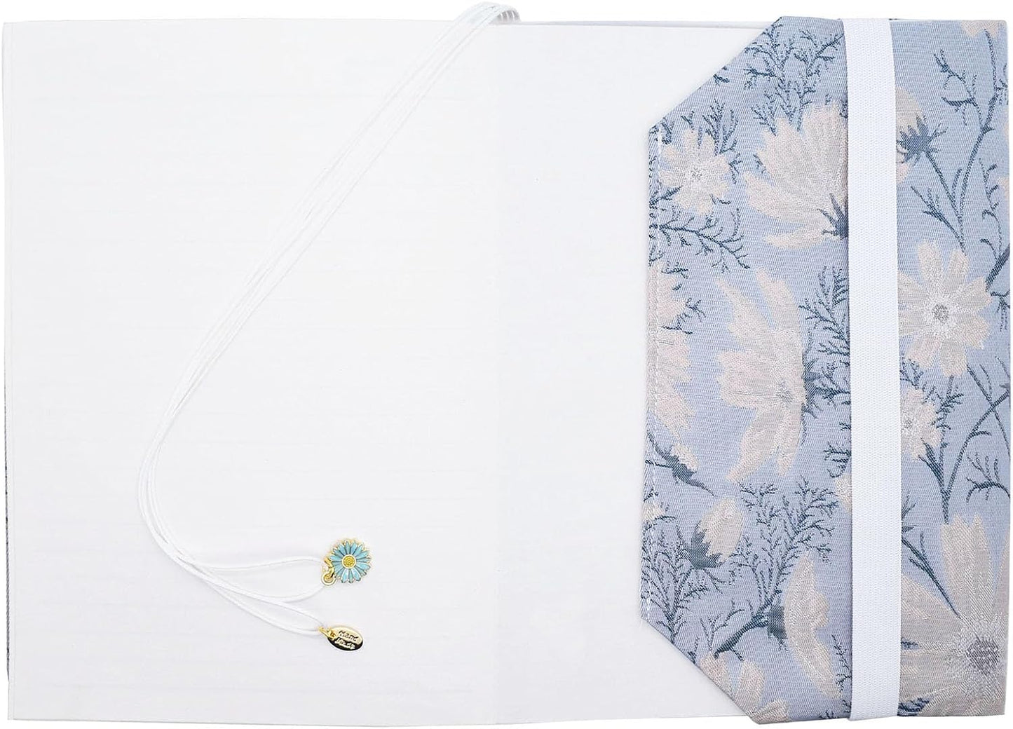 BLBMH Book Covers for Paperbacks Fit for 5.5x8.5 inch Adjustable BookCover for Women Soft Cloth Protector for Notebook Journal Book Lovers Gifts - Daisy 8.5in