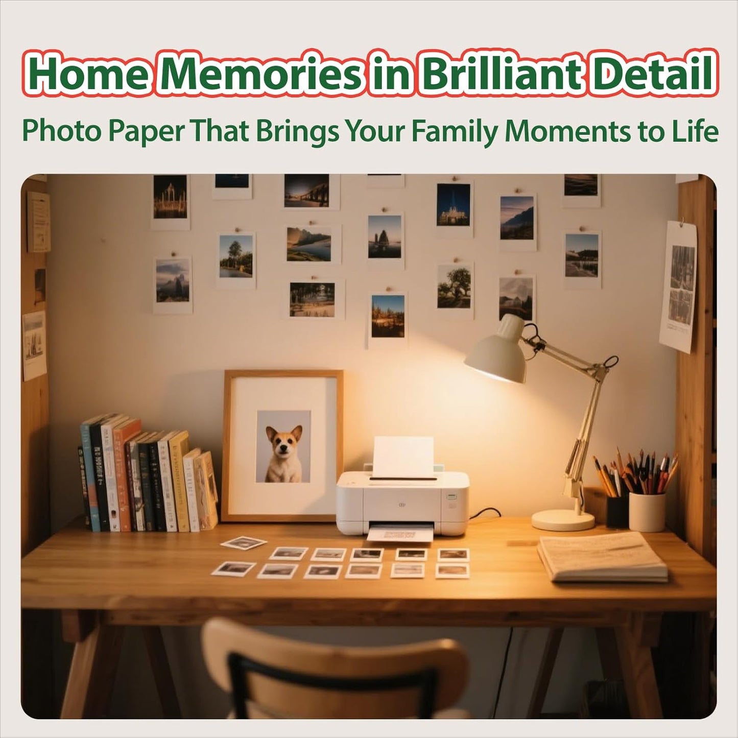 Uinkit Premium Glossy Inkjet Photo Paper - 5x7 Inch, 48lb 180gsm, 100 Sheets - Professional Photographic Quality, Dye Ink Compatible, High-Gloss Finish for Stunning Portraits & Art Prints