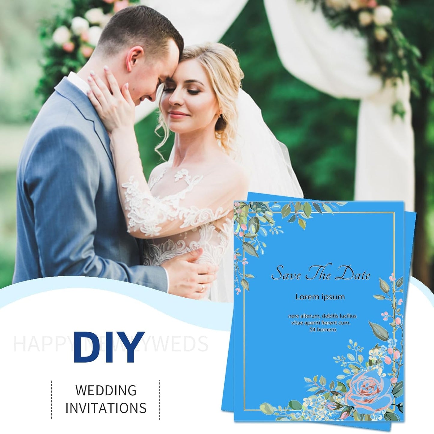 MixTeach 100 Sheets Sea Blue Cardstock 8.5 x 11 Inch Thick Cardstock Paper, 250gsm/92lb Double Sided Sea Blue Cardstock Printer Paper for Cards Making Crafts Scrapbook Invitations Drawing Printing