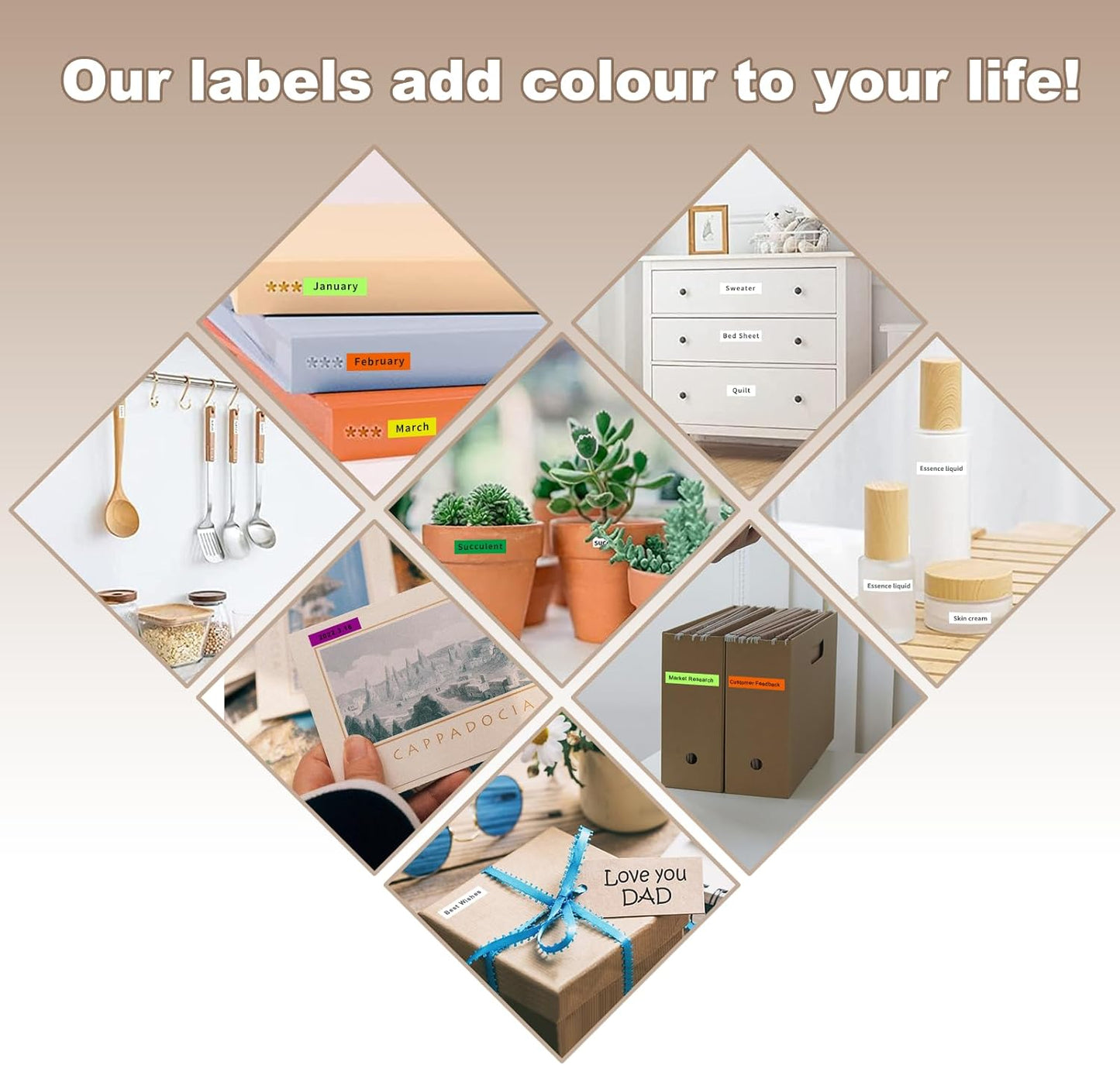 6 Pack Fluorescent Color Compatible M-k231s Brother Label Tape 12mm 0.47 Replacement for Brother P Touch M Tape M-K231 Compatible with P Touch PT-M95 PT-90 PT-70 PT-65 PT-85 Label Maker Refills