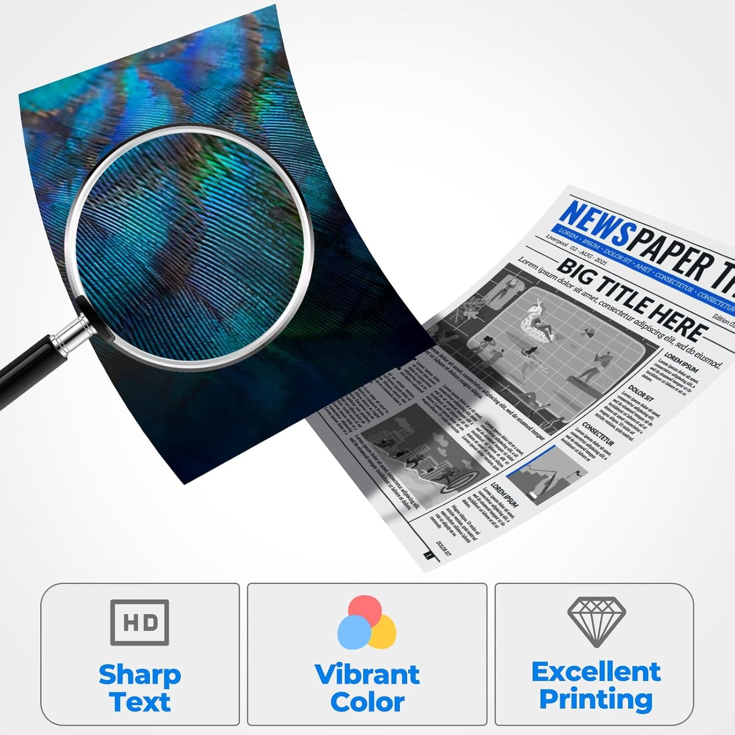 32XL Black Ink Bottle Set, Smart Tank 7602 5101 651 6001 5000 Ink Refill Compatible with HP 32XL Black Ink Bottle Set for Smart Tank 5101 7602 651 5000 5103 6001 7301 7302 7001 5102 7006 7002 Printer