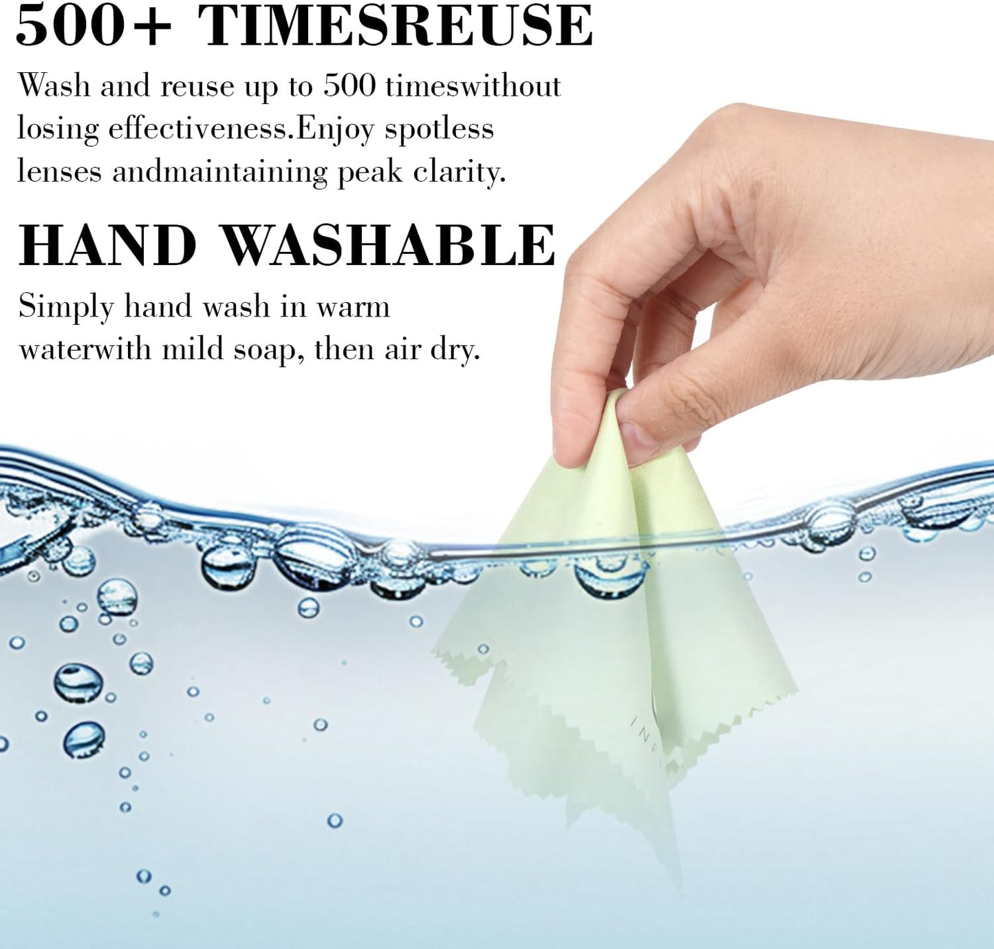 Microfiber Glasses Cloth 15 Pack (6x7 Inch) - 5 Assorted Colors - Premium Soft Scratch-Free Cleaning for Eyeglasses, Screens, Phone, Camera Lenses & Electronics