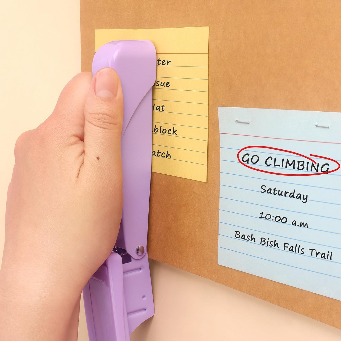 Tamaki Stapler, Office Stapler, Staplers for Desk(Purple)