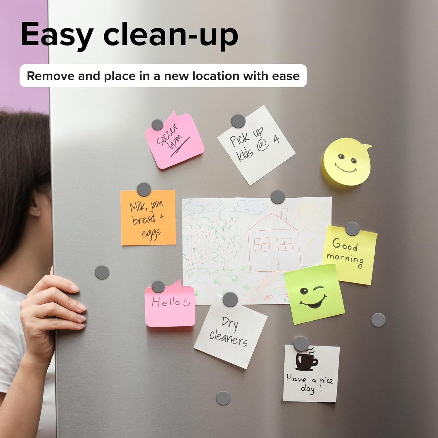 Strong Magnets Heavy Duty (45 pcs 0.6x0.12) - Round Magnet - Ceramic Magnet Ideal for DIY, Craft, Kitchen