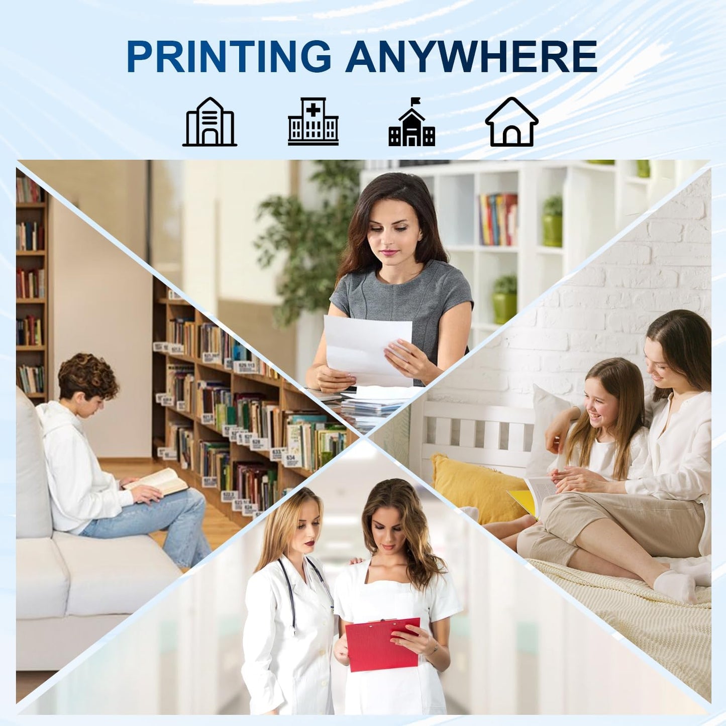 58X Black Toner Cartridges High Yield CF258X Comaptible with 58X 58A Toner Cartridge(with Chip), Works with Pro M404n M404dn M404dw, MFP M428fdw M428fdn M428dw M404 M428 Printer(2 Pack, Black)