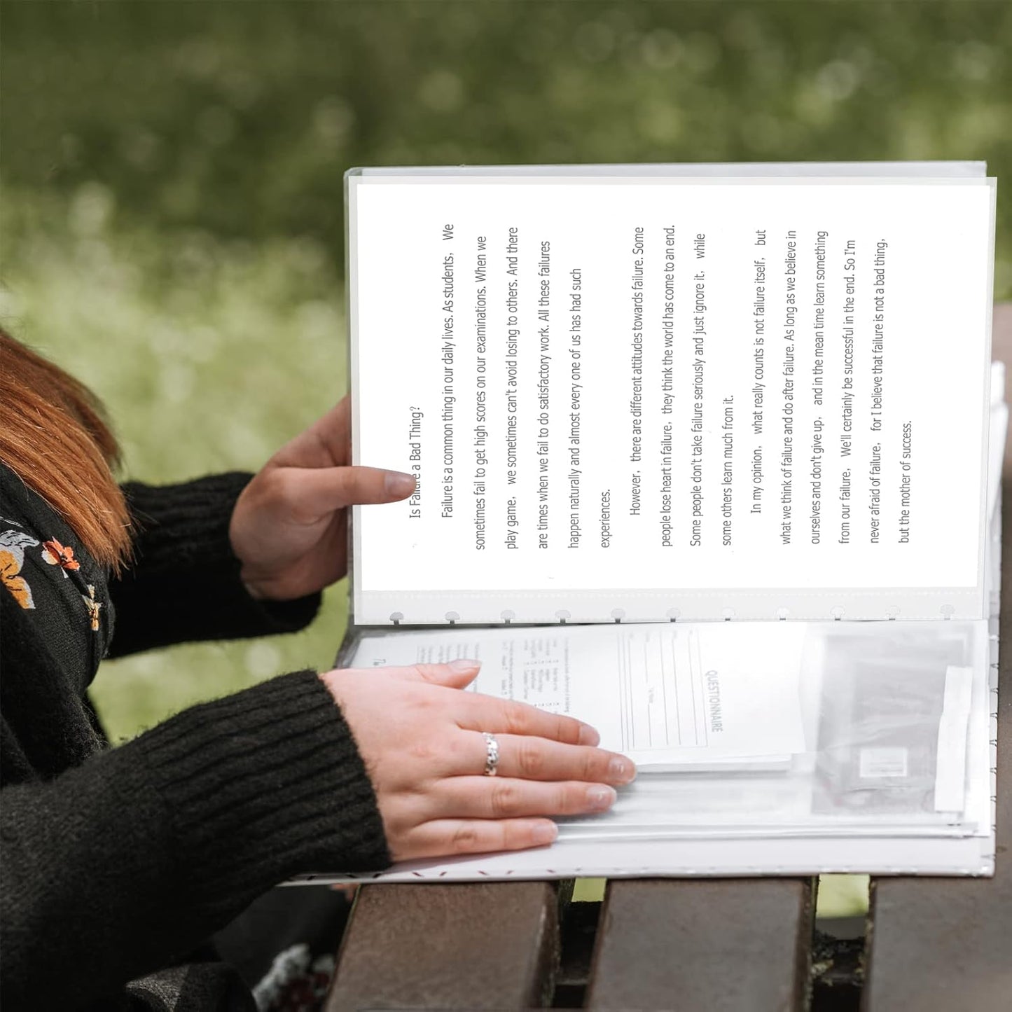 50 Piece Clear Sheet Protectors Page Protectors 8.5 x 11 Clear Binder Sheet Protectors Discbound Sheet Protectors for Discbound Holds Letter Size Discbound Binding Cover