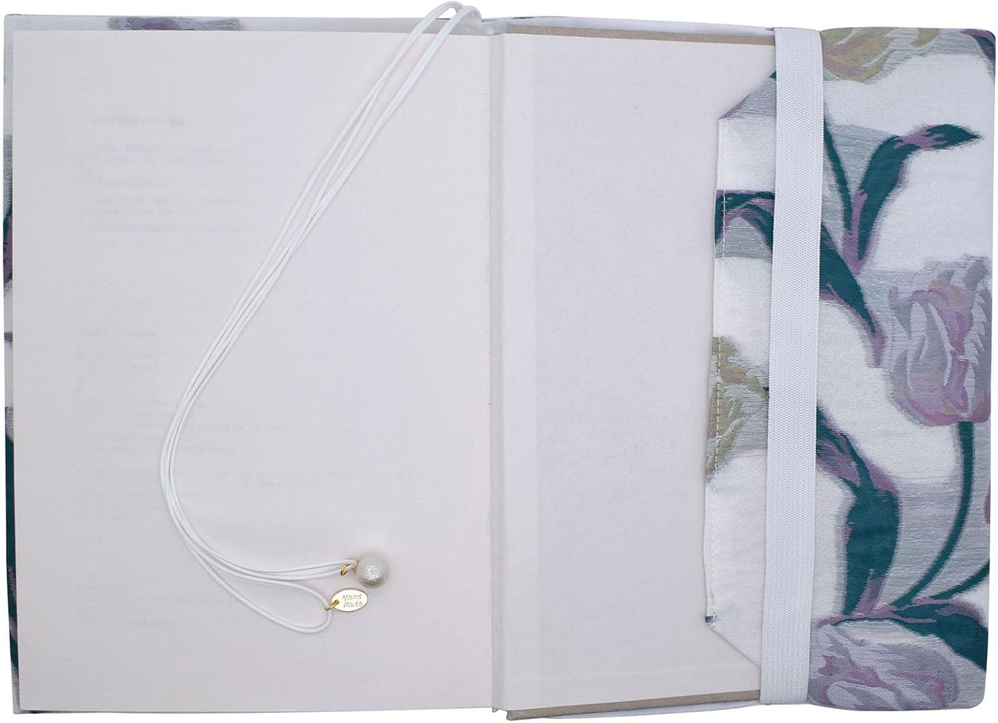 BLBMH Book Covers for Paperbacks Book Cover for Privacy Fit for 5.5x8.5 inch Adjustable Book Sleeve Cover for Diary Books Fabric Softcover Protector for Notebook - Tulip 8.5in