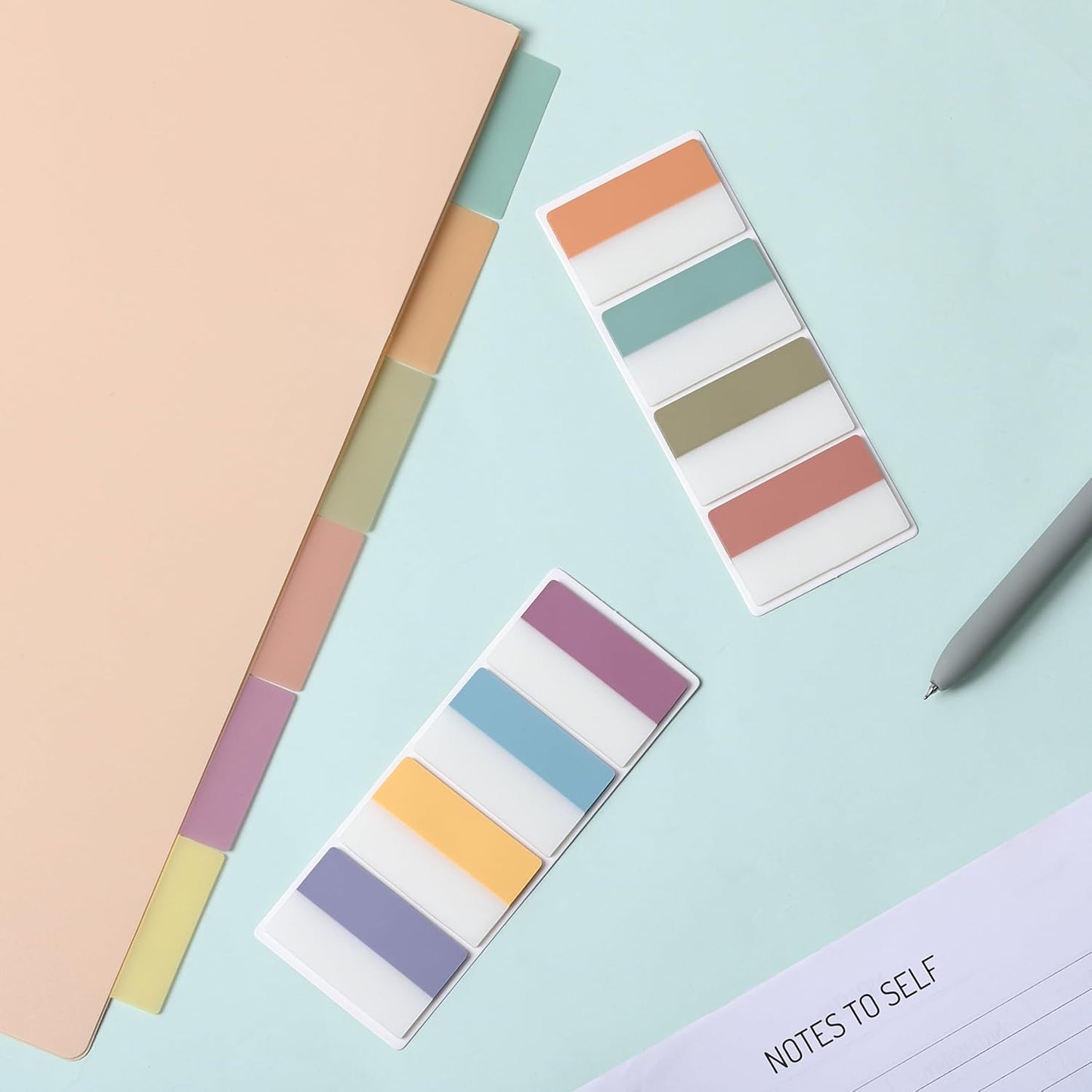 Mr. Pen- Sticky Index Tabs, 240 Pcs, Colorful Sticky Tabs for Notebooks, Page Markers, Page Tabs for Binders, Page Tabs Sticky Tabs for Books, Notebook Tabs, Book Sticky Tabs for Notebooks