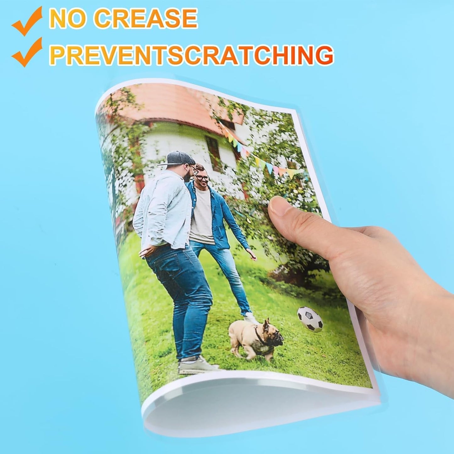 CAREGY 100 Pack Laminating Sheets, Hold 11 x 17 Inch Sheet, 3 Mil Clear Thermal Laminating Pouches 11.5 x 17.5 Inch Lamination Sheet Paper for Laminator, Round Corner