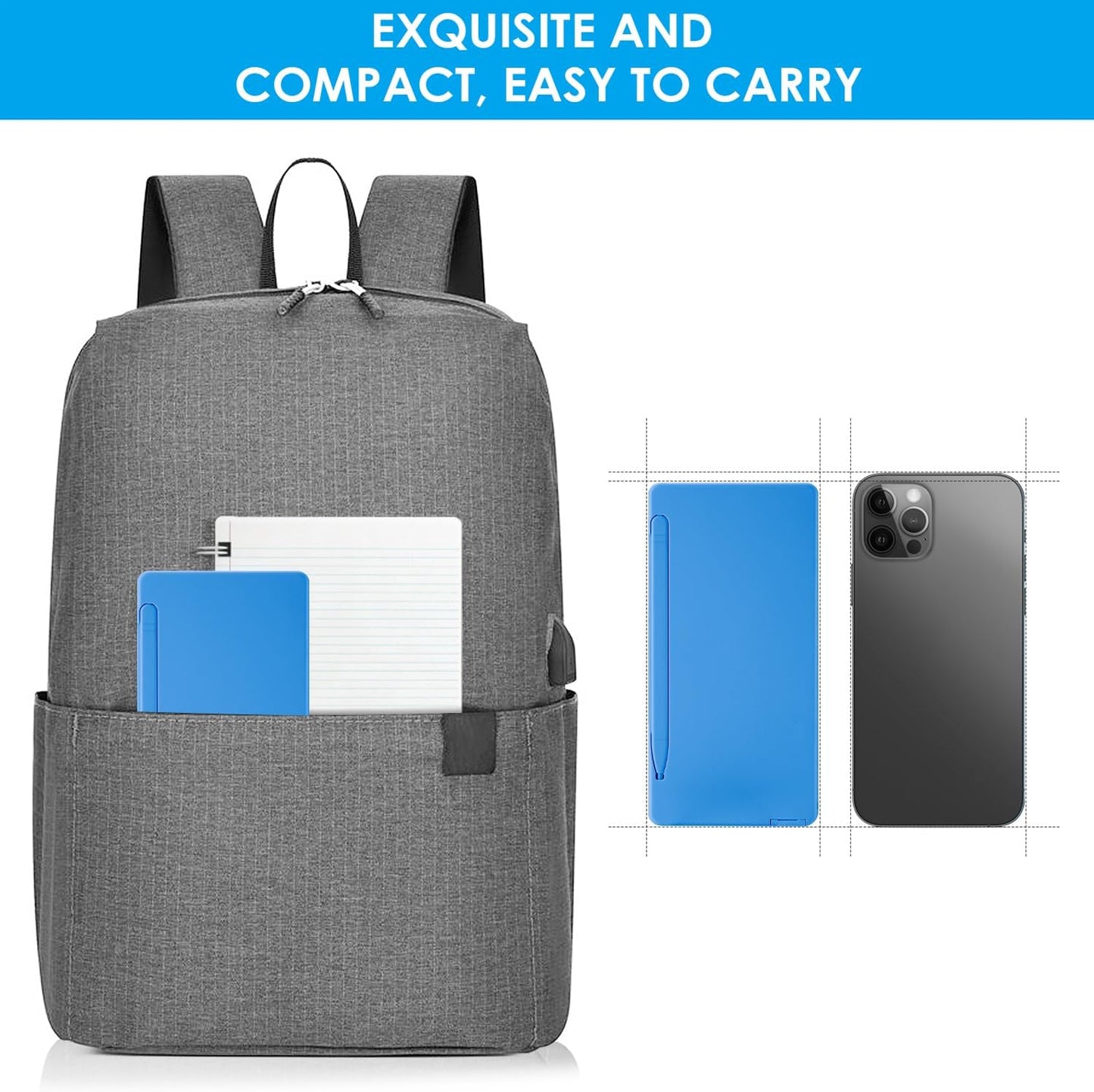 Scientific Calculators for Students, Blue Math Calculator with Notepad,10-Digit Large Screen, Classroom Must Haves for Middle High School Supplies & College (Blue)