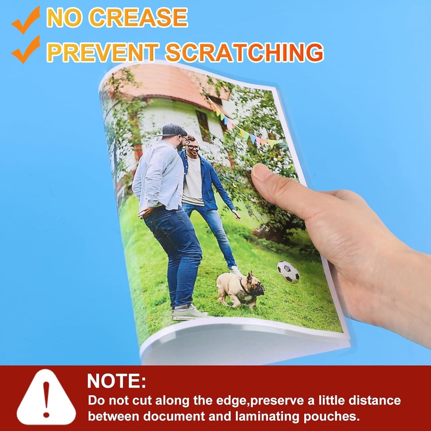 CAREGY Thermal Laminating Pouches, Holds 8.5 x 11 Inch Sheets,1200 Pack Laminating Sheets, 3 Mil, 9 x 11.5 Inches Lamination Sheet Paper for Laminator, Clear, Letter Size, Office and School Supplies