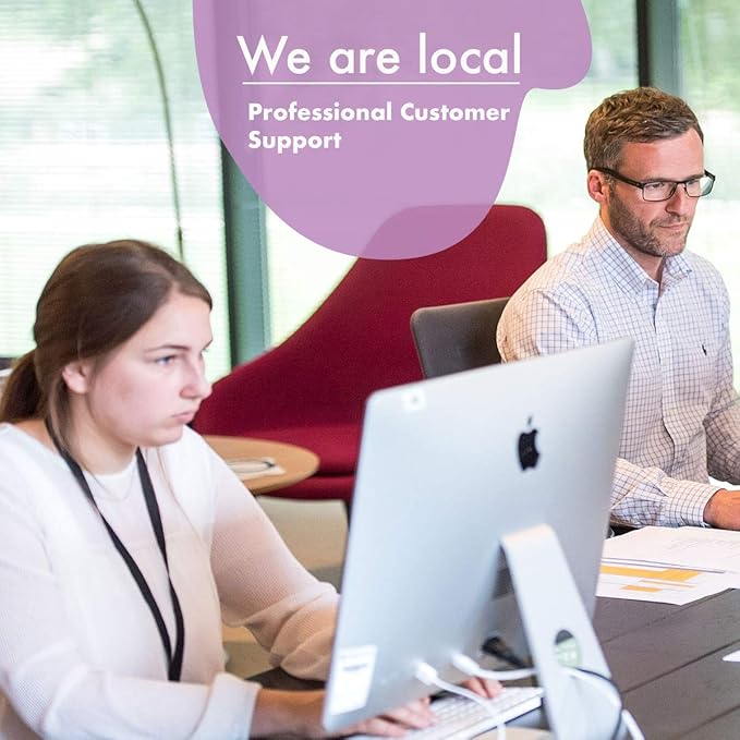 36 Rolls Wolfbarco 2.24" x 243' (57mm x 74m) Black Premium Resin-Enhanced Wax Thermal Transfer Ribbon Compatible with Zebra Printers