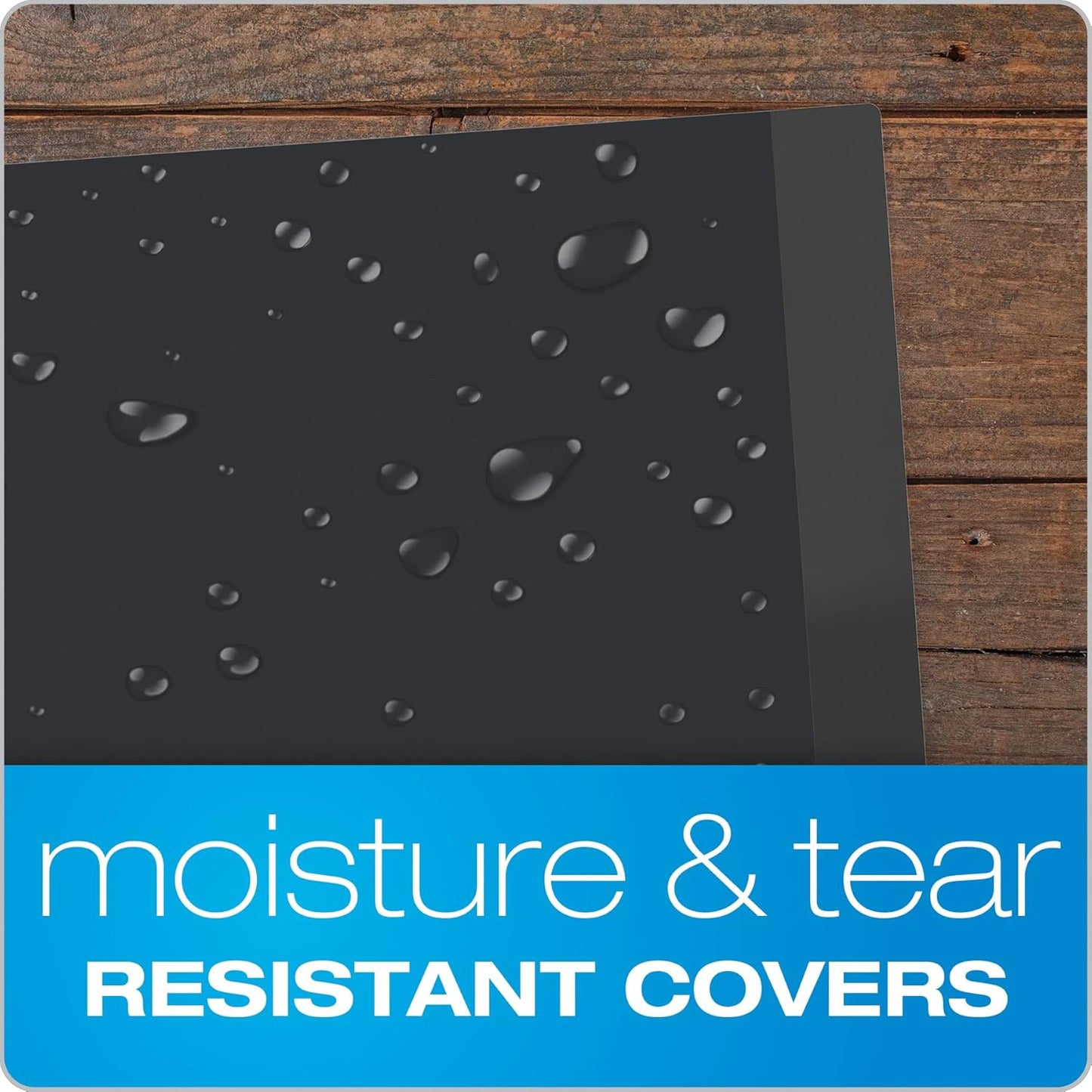 Oxford 10 Pocket Folder, Sturdy Plastic Spiral Portfolio, Anti-Tear Edges, 8 Pockets, 2 Diagonal Interior Pockets, Letter Size, Black (89332)