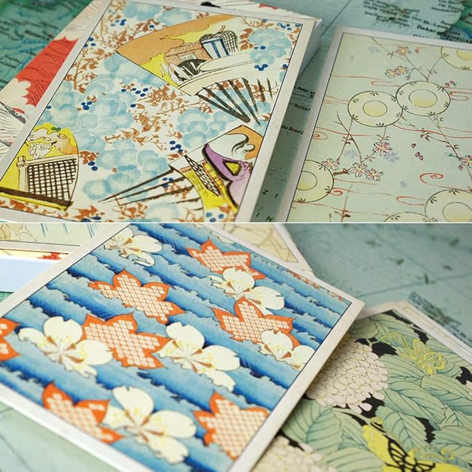 HOSTEESSCHOICE Vintage Art Postcards set of 30 Post card of Japanese Artist Korin Furuya Art Sea variety pack Famous Painting Scenery,4 x 6 Inches