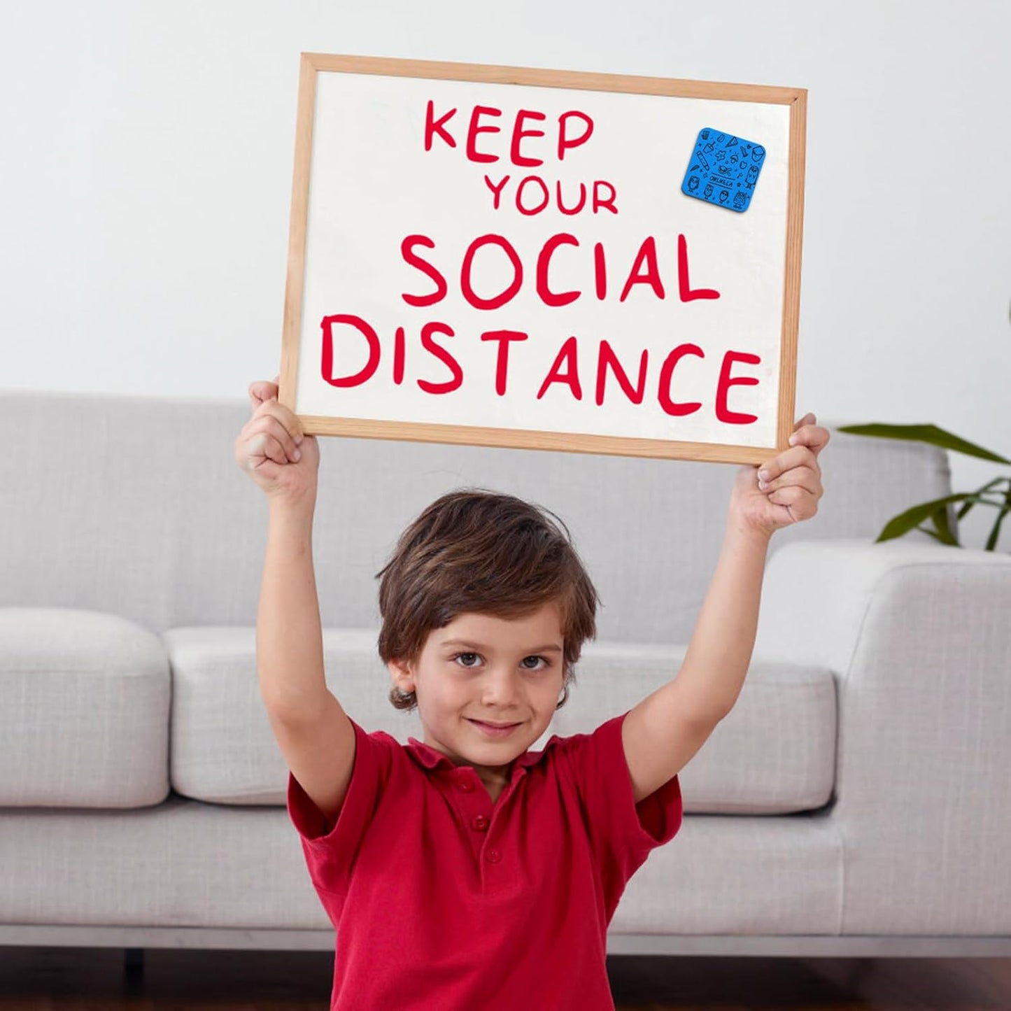 OWLKELA 30 Pack Whiteboard Eraser, Magnetic Blue Whiteboard Eraser for Cleaning Dry Erase Markers on Magnetic Soft Whiteboard, Glass Whiteboard and Dry Erase Board