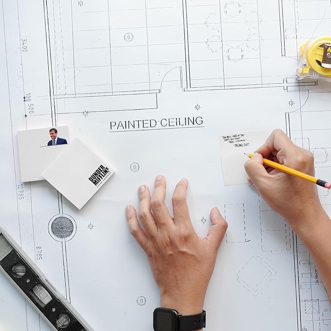 Funny Sticky Notes Cute 4 Pads, Office Sticky Note Pads Michael That's What She Said, Cute Sticky Notes Office Desk Gifts, Self-Stick Note Pads Bulk, Set of 4