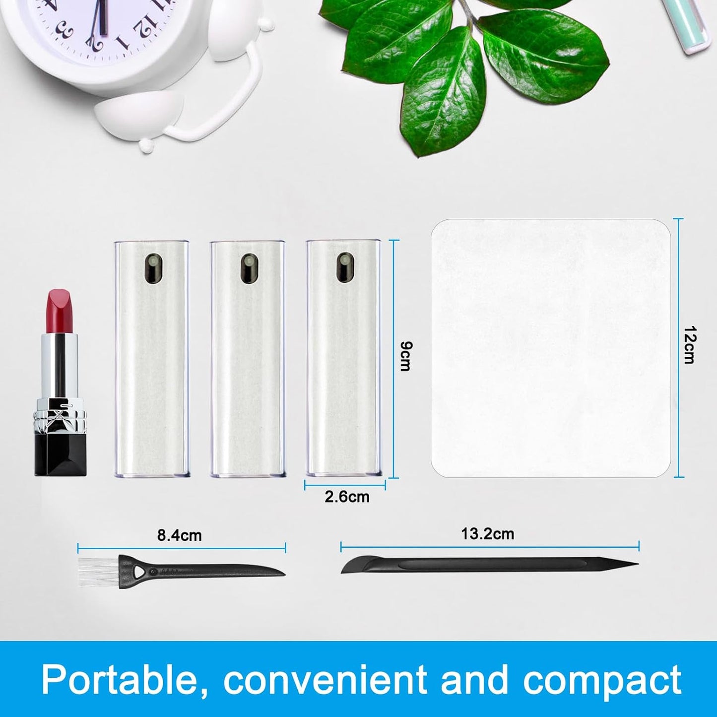 walrfid 3Pcs Car Screen Cleaner, Laptop Screen Cleaner Spray and Wipe, Electronic Computer Cleaning Kit for iPad, iPhone, Cellphone, Monitor, MacBook, Car Display, Tablet, TV Flat Screens, Cream