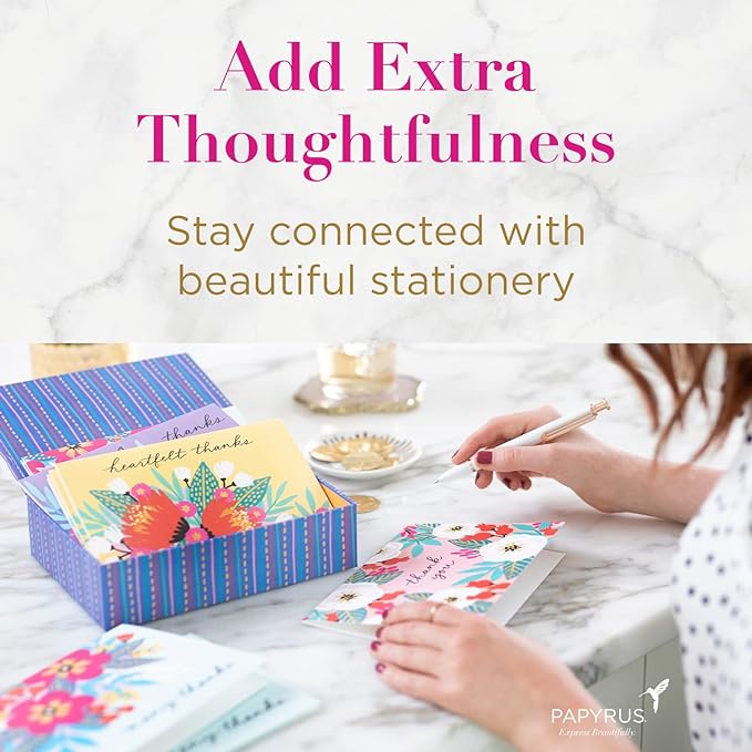 Papyrus Graduation Thank You Cards with Envelopes, Graduation Icons (20-Count)