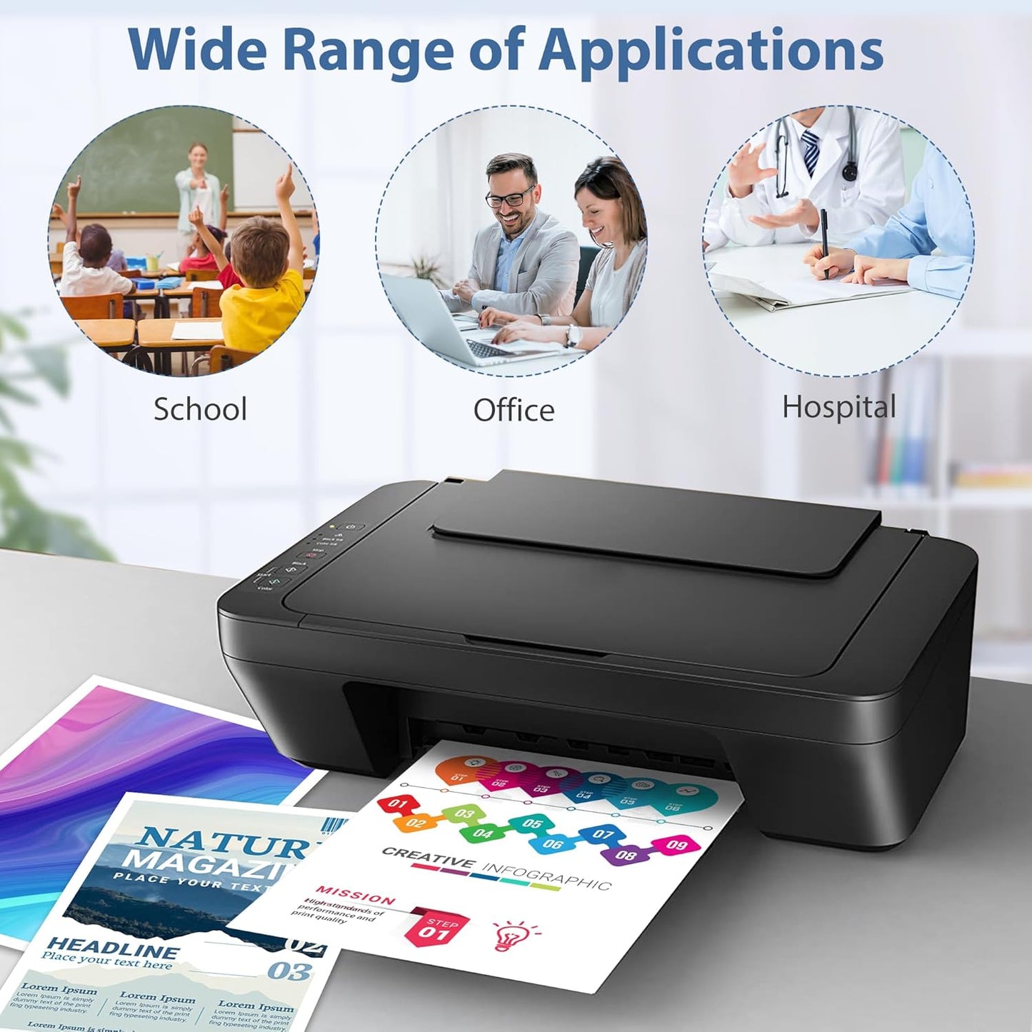 201A Toner Cartridges 4 Pack Compatible for HP Color Laserjet Pro M277dw Reaplacement for HP201A 201X Set High Yield with M252dw MFP M277dw M277n M277c6 Printer (Black/Cyan/Magenta/Yellow)