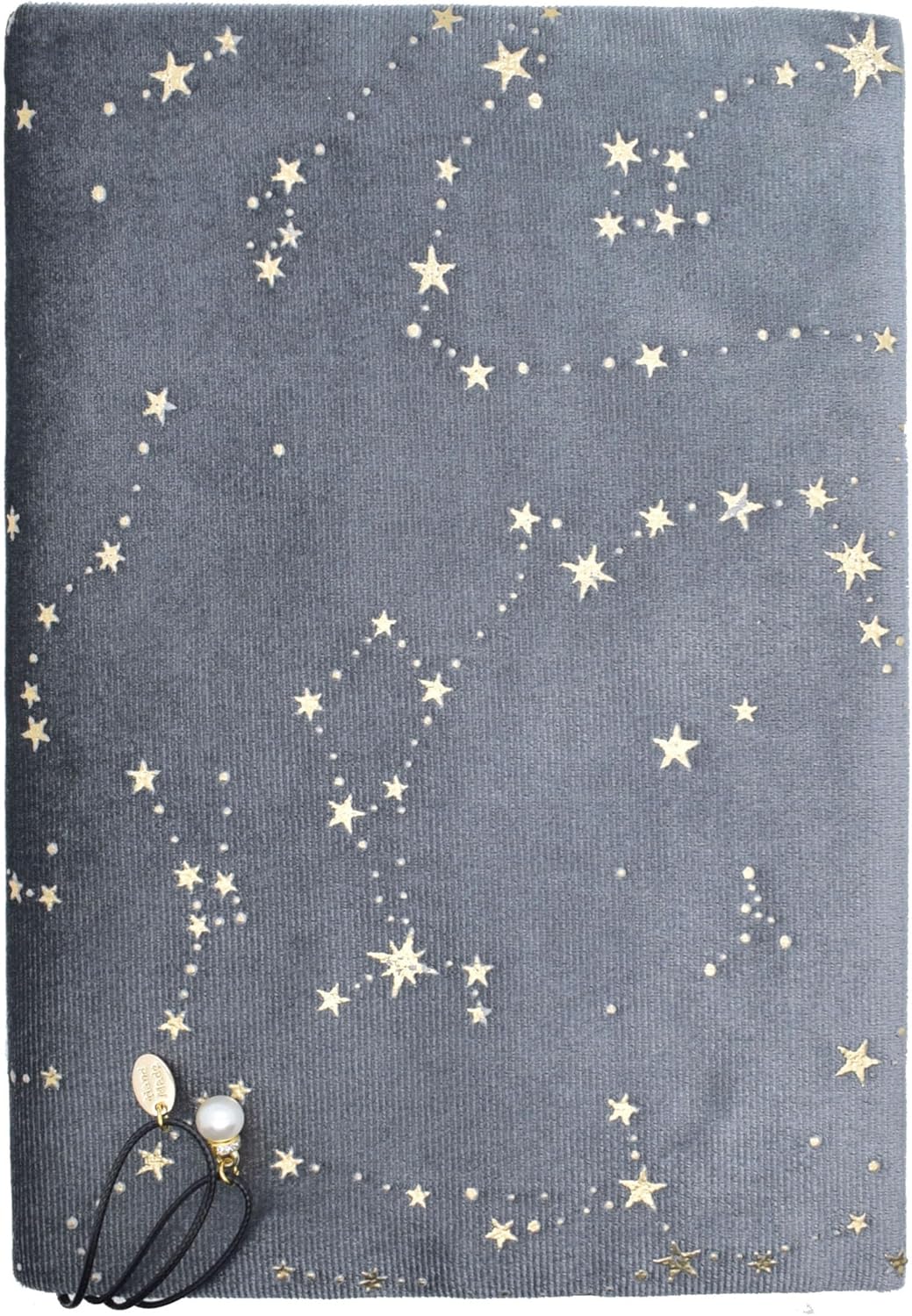 BLBMH A5 Book Covers for Paperbacks Book Cover for Privacy Fit for 5.5x8.3 inch Adjustable Book Sleeve Cover for Women Over 15 Diary Softcover Protector for Notebook - Velvet Grey