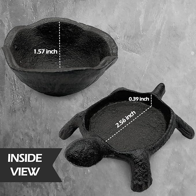 Cast Iron Turtle Key Hider - Outdoor Hidden Key Holder, Decorative Garden Statue, Secret Hiding Spot for Spare Keys, Discreet and Durable Hide-a-Key Solution, Ideal for Home, Yard, and Patio