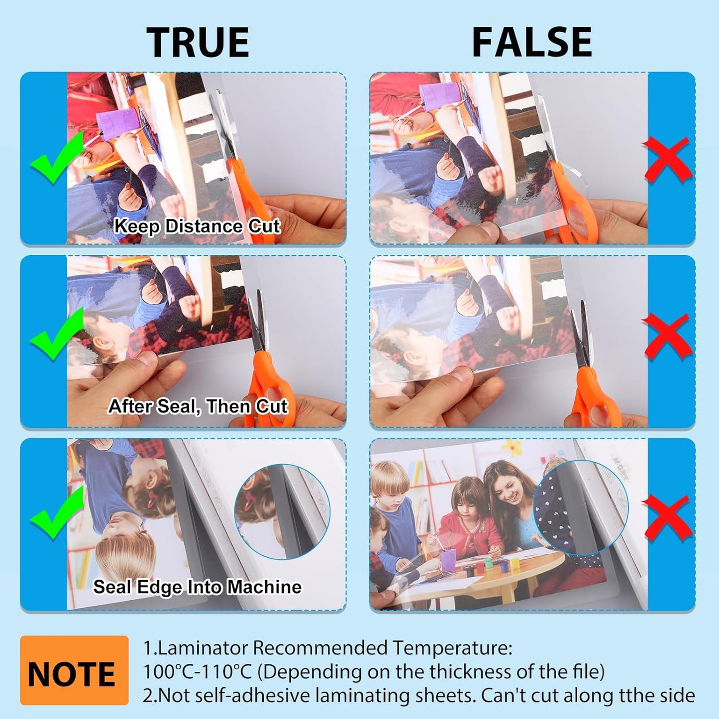 600 Pack Laminating Sheets, Holds 8.5 x 11 Inch Sheets, 3 mil, 8.9" x 11.4" Thermal Laminating Pouches Lamination Sheet Paper for Laminator, Clear, Letter Size, Office and School Supplies