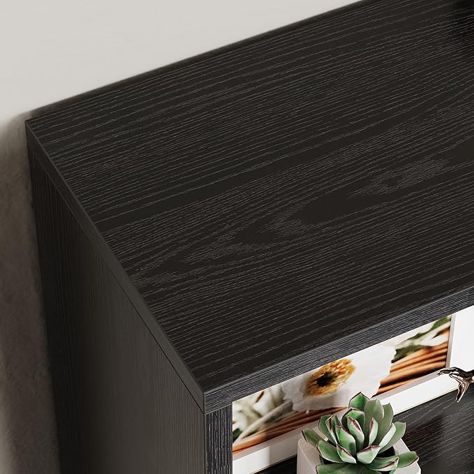 IRONCK Industrial Bookshelves and Bookcases with Doors Set of 2 Floor Standing 6 Shelf Display Storage Shelves 70 in Tall Bookcase for Home Office, Living Room