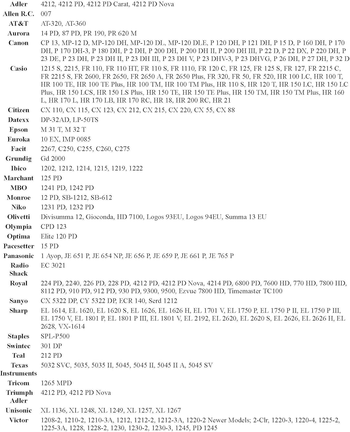 (12 Pack) COMPUMATIC Compatible/Replacement Calculator Ink Roller, Black/Red IR-40T, for Casio HR-300RC HR-200RC HR-170RC HR-150RC HR-100RC HR-100TM HR-150TM and More