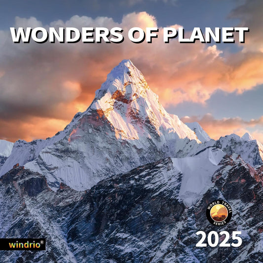 2025 Wall Calendar,Calendar 2025, January 2025 - December 2025, Wall Calendar Wonders of Planet, 12" x 24" Opened,Full Page Months Thick & Sturdy Paper for Gift Perfect Calendar Organizing & Planning